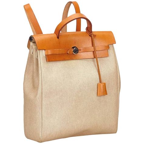 canvas bag hermes|hermes canvas backpack.